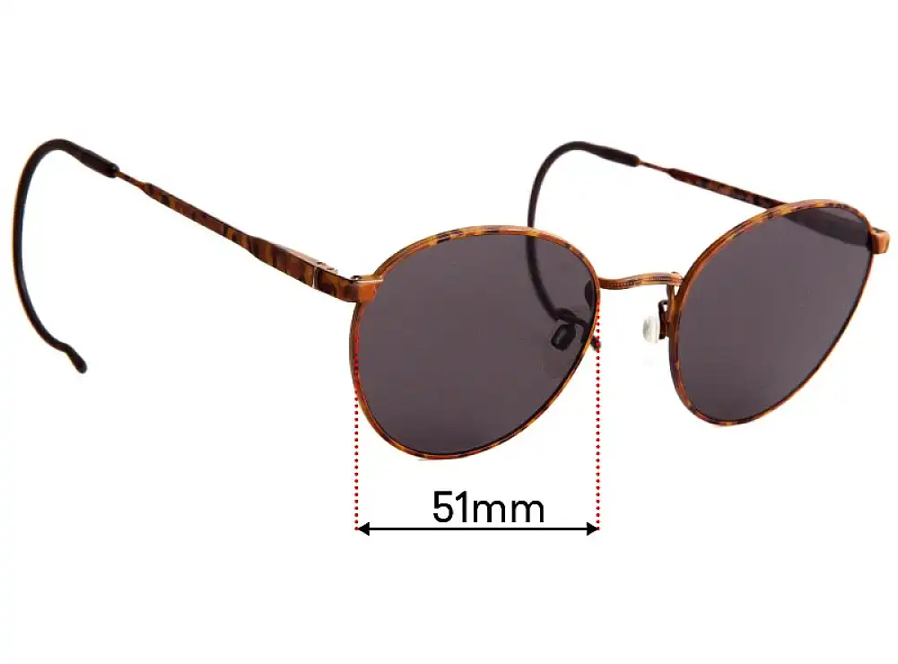 Sunglass Fix Replacement Lenses for Luxottica 9164 RS - 51mm Wide Sunglass Fix Replacement Lenses for Luxottica 9164 RS - 51mm Wide
