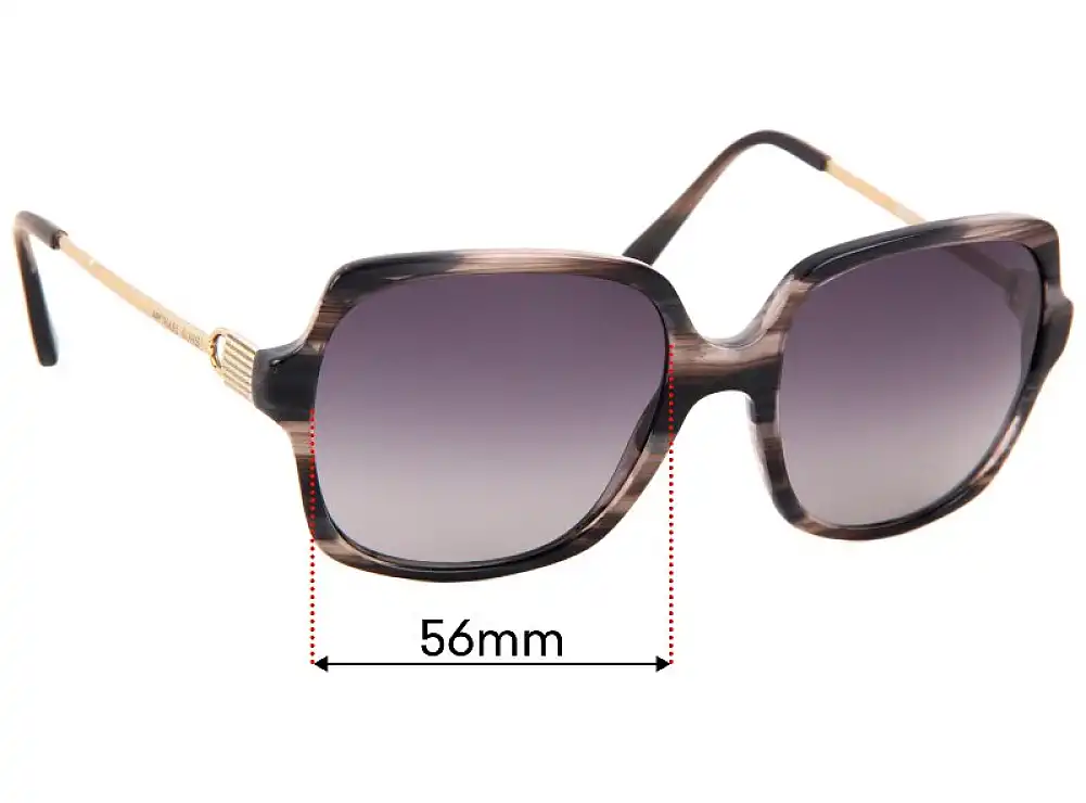 Sunglass Fix Replacement Lenses for Michael Kors MK2053 Bia - 56mm Wide Sunglass Fix Replacement Lenses for Michael Kors MK2053 Bia - 56mm Wide