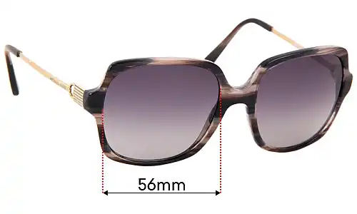 Sunglass Fix Replacement Lenses for Michael Kors MK2053 Bia - 56mm Wide Sunglass Fix Replacement Lenses for Michael Kors MK2053 Bia - 56mm Wide