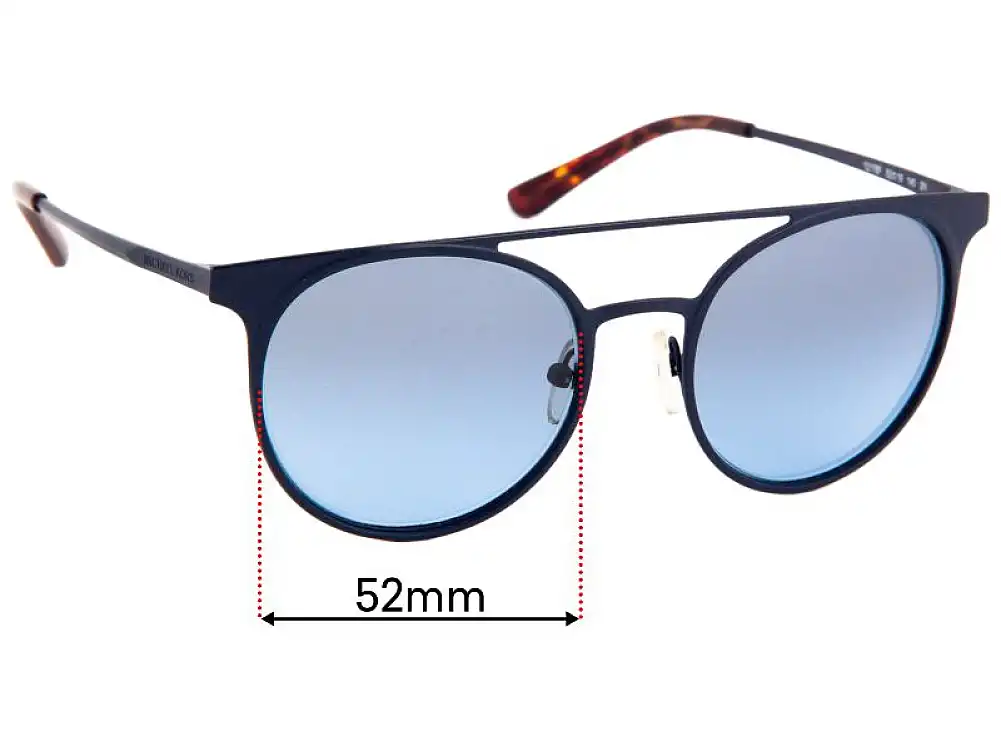 Sunglass Fix Replacement Lenses for Michael Kors MK1030 Grayton - 52mm Wide Sunglass Fix Replacement Lenses for Michael Kors MK1030 Grayton - 52mm Wide