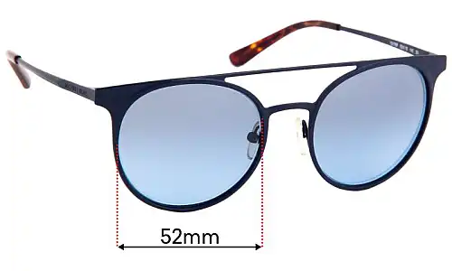 Sunglass Fix Replacement Lenses for Michael Kors MK1030 Grayton - 52mm Wide Sunglass Fix Replacement Lenses for Michael Kors MK1030 Grayton - 52mm Wide