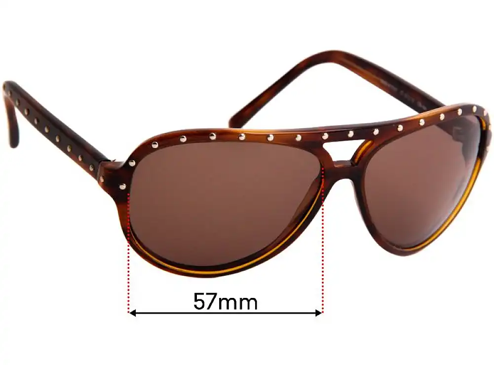 Sunglass Fix Replacement Lenses for Michael Kors MK18345 - 57mm Wide Sunglass Fix Replacement Lenses for Michael Kors MK18345 - 57mm Wide