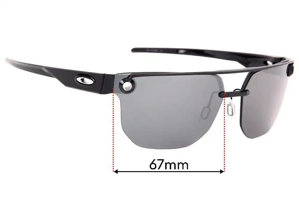 Sunglass Fix Replacement Lenses for Oakley Chrystl OO4136 - 67mm Wide Sunglass Fix Replacement Lenses for Oakley Chrystl OO4136 - 67mm Wide