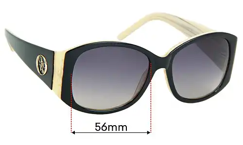 Sunglass Fix Replacement Lenses for Oroton Ashima - 56mm Wide Sunglass Fix Replacement Lenses for Oroton Ashima - 56mm Wide