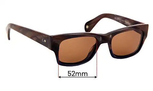 Sunglass Fix Replacement Lenses for Paul Smith Cortland PM8191-S - 52mm Wide Sunglass Fix Replacement Lenses for Paul Smith Cortland PM8191-S - 52mm Wide