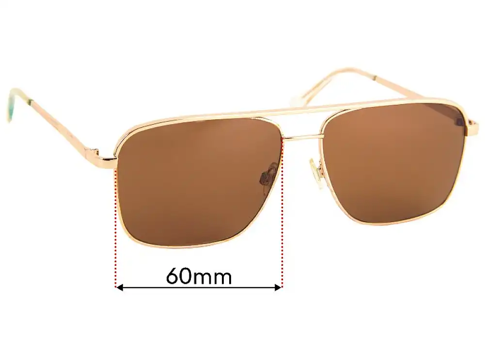 Sunglass Fix Replacement Lenses for Quay Poster Boy - 60mm Wide Sunglass Fix Replacement Lenses for Quay Poster Boy - 60mm Wide