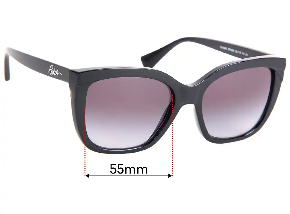 Sunglass Fix Replacement Lenses for Polo RA 5265 - 55mm Wide Sunglass Fix Replacement Lenses for Polo RA 5265 - 55mm Wide
