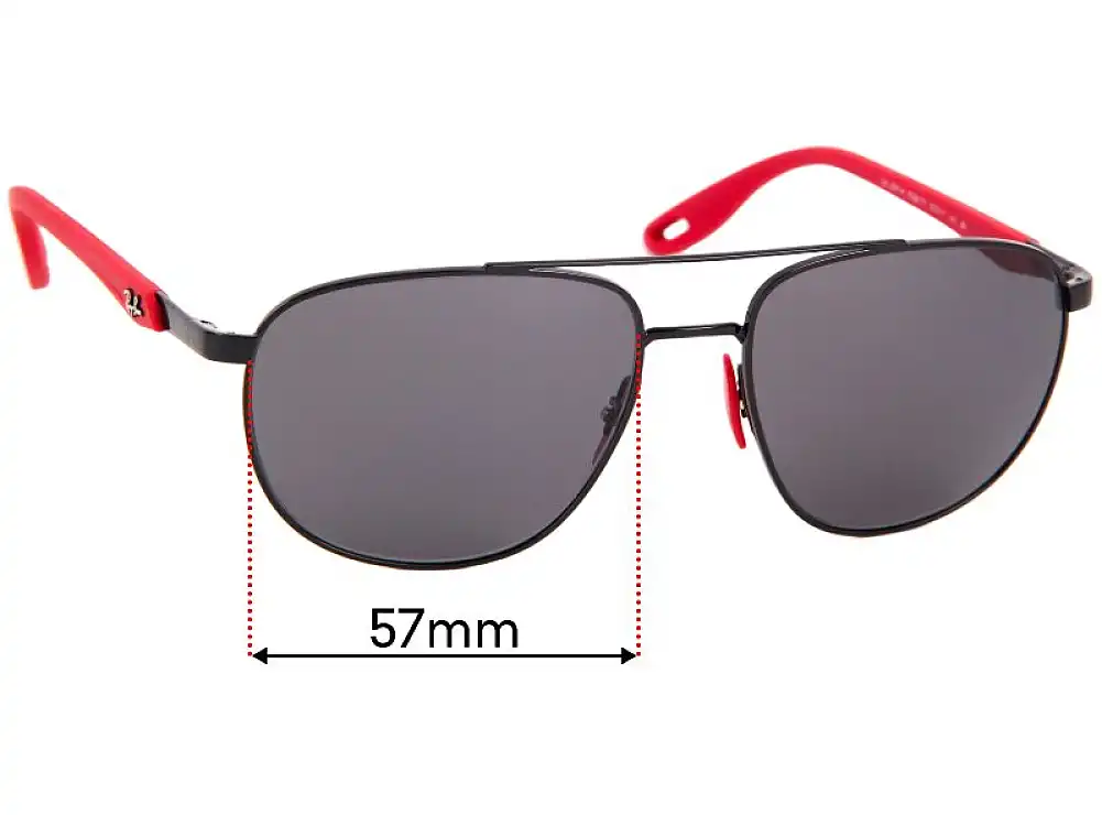 Sunglass Fix Replacement Lenses for Ray Ban RB3659-M - 57mm Wide Sunglass Fix Replacement Lenses for Ray Ban RB3659-M - 57mm Wide