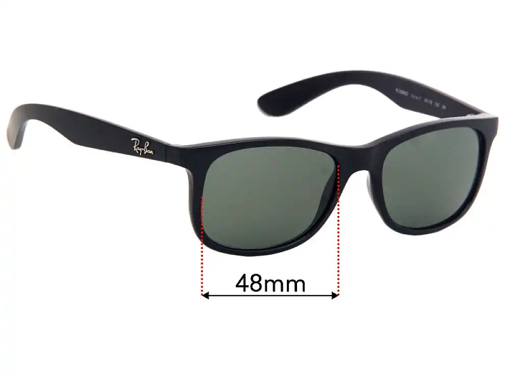 Sunglass Fix Replacement Lenses for Ray-Ban JR RJ9062S - 48mm Wide Sunglass Fix Replacement Lenses for Ray-Ban JR RJ9062S - 48mm Wide