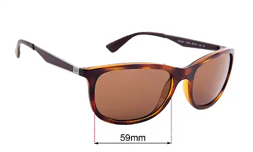 Sunglass Fix Replacement Lenses for Ray-Ban RB4267 - 59mm Wide Ray-Ban RB4267 Replacement Lenses 59mm wide