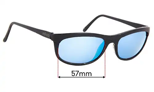 Sunglass Fix Replacement Lenses for Revo 1001- 001 Vintage - 57mm Wide Revo 1001- 001 Vintage Replacement Lenses 57mm wide