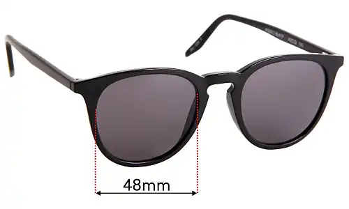 Sunglass Fix Replacement Lenses for Rispoli Chamberlain RS0017 - 48mm Wide Sunglass Fix Replacement Lenses for Rispoli Chamberlain RS0017 - 48mm Wide