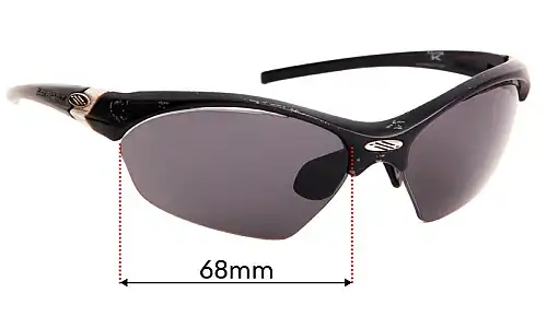 Sunglass Fix Replacement Lenses for Rudy Project Kalyos - 68mm Wide Rudy Project Kalyos Replacement Lenses 68mm wide