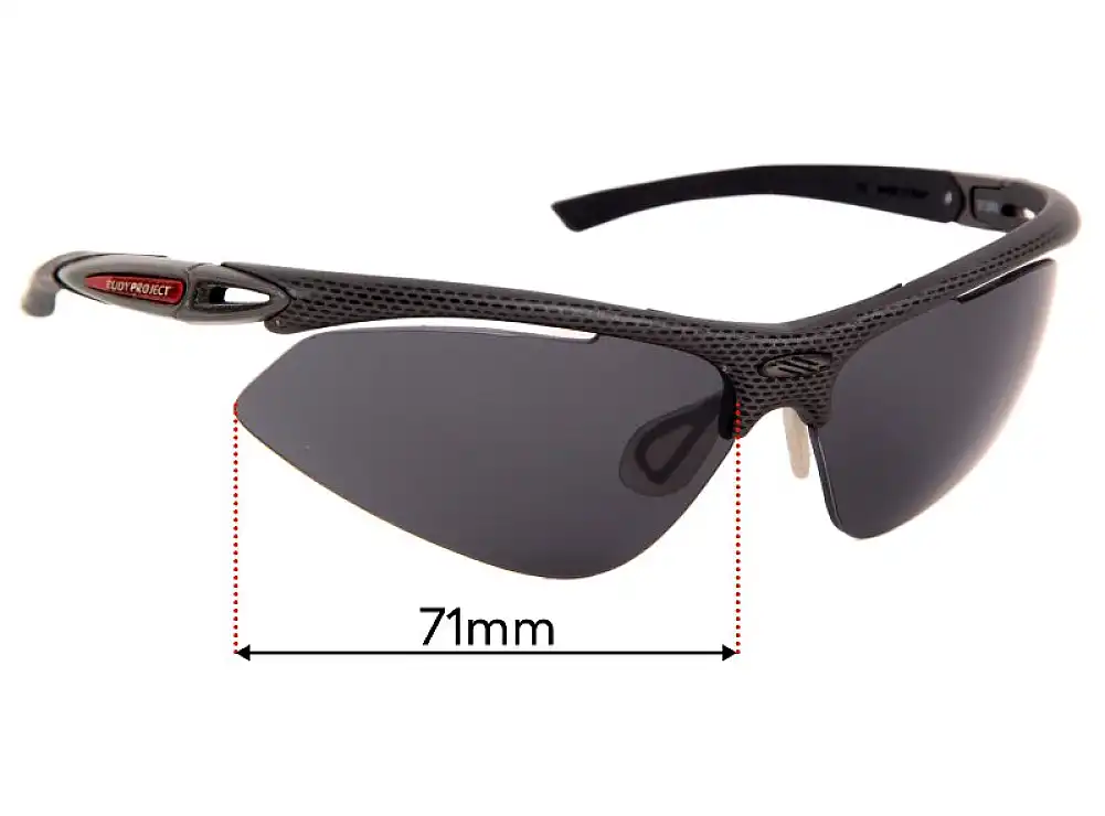 Sunglass Fix Replacement Lenses for Rudy Project Syluro - 71mm Wide Sunglass Fix Replacement Lenses for Rudy Project Syluro - 71mm Wide