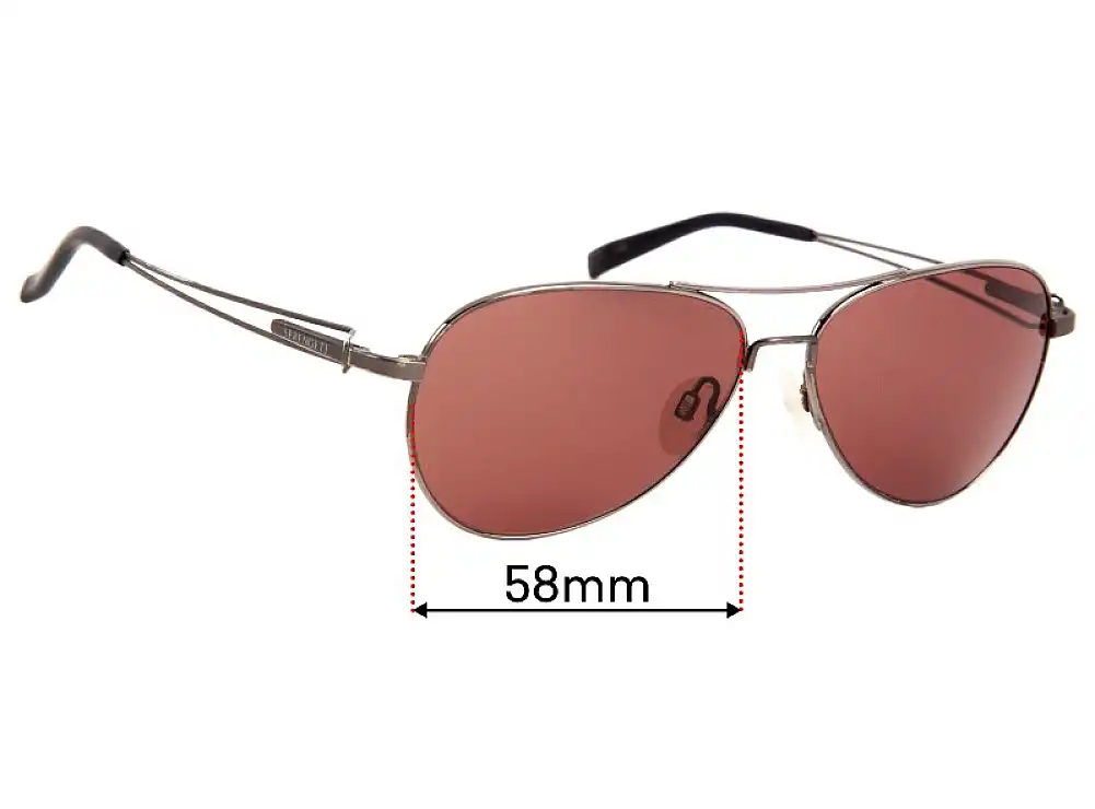 Sunglass Fix Replacement Lenses for Serengeti Brando - 58mm Wide Sunglass Fix Replacement Lenses for Serengeti Brando - 58mm Wide