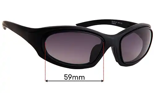 Sunglass Fix Replacement Lenses for Specsavers Sun Rx 121 - 59mm Wide Sunglass Fix Replacement Lenses for Specsavers Sun Rx 121 - 59mm Wide