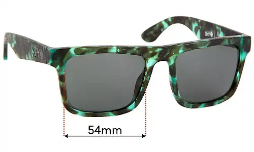 Sunglass Fix Replacement Lenses for Spy Optic Atlas - 54mm Wide Spy Optic Atlas Replacement Lenses 54mm wide
