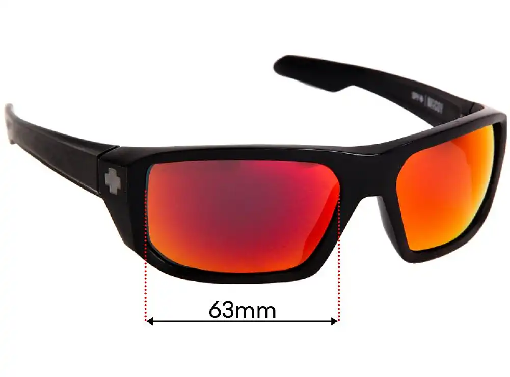Sunglass Fix Replacement Lenses for Spy Optic McCoy - 63mm Wide Sunglass Fix Replacement Lenses for Spy Optic McCoy - 63mm Wide