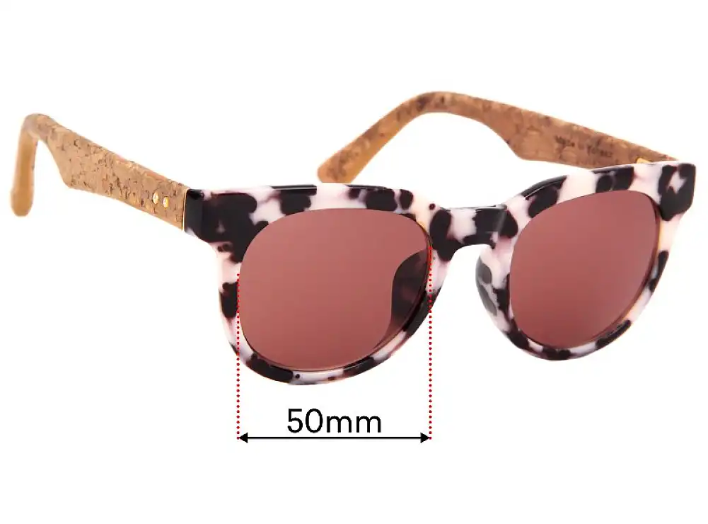 Sunglass Fix Replacement Lenses for Sticks & Sparrow Fizz SS016D - 50mm Wide Sunglass Fix Replacement Lenses for Sticks & Sparrow Fizz SS016D - 50mm Wide