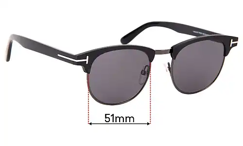Sunglass Fix Replacement Lenses for Tom Ford Laurent-02 TF623 - 51mm Wide Sunglass Fix Replacement Lenses for Tom Ford Laurent-02 TF623 - 51mm Wide