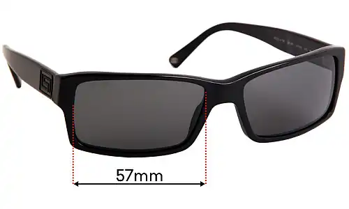 Versace MOD 4198 Replacement Lenses 57mm Versace MOD 4198 Replacement Sunglass Lenses - 57mm Wide