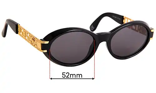 Sunglass Fix Replacement Lenses for Versace MOD 486 - 52mm Wide Sunglass Fix Replacement Lenses for Versace MOD 486 - 52mm Wide