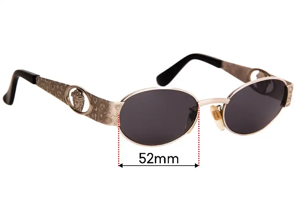 Sunglass Fix Replacement Lenses for Versace Vintage S50 26M - 52mm Wide Sunglass Fix Replacement Lenses for Versace Vintage S50 26M - 52mm Wide