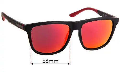 Zenni Shadeaway Jumper 111221 Replacement Lenses 56mm Wide Sunglass Fix Replacement Lenses for Zenni Shadeaway Jumper 111221 - 56mm Wide