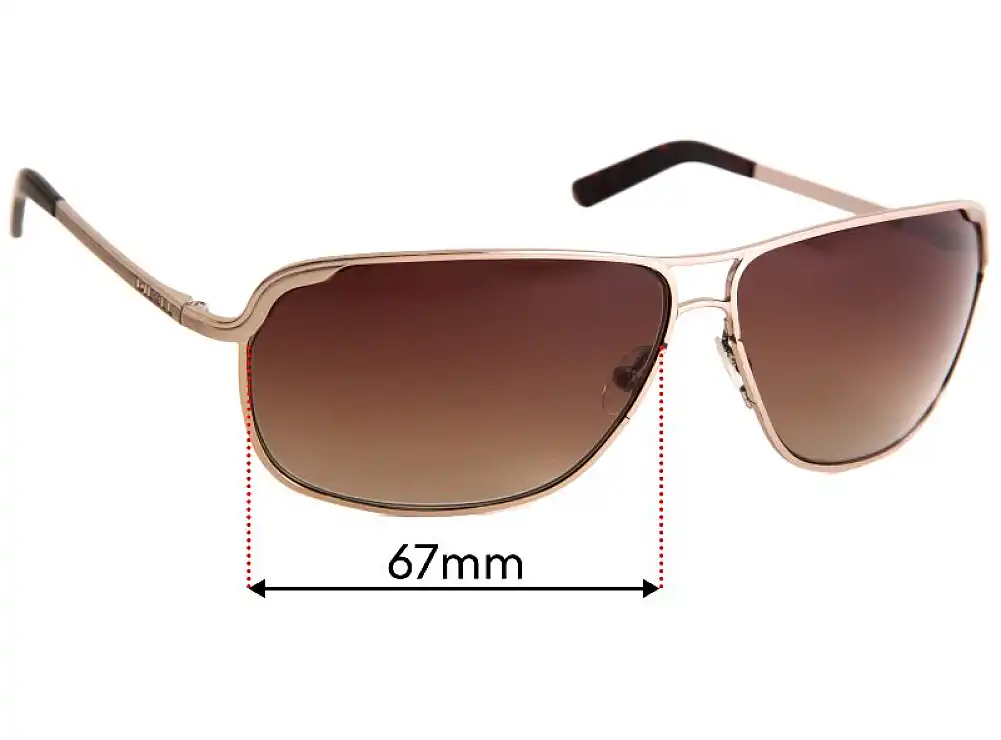 Sunglass Fix Replacement Lenses for Diesel DS 0068 - 67mm Wide Sunglass Fix Replacement Lenses for Diesel DS 0068 - 67mm Wide