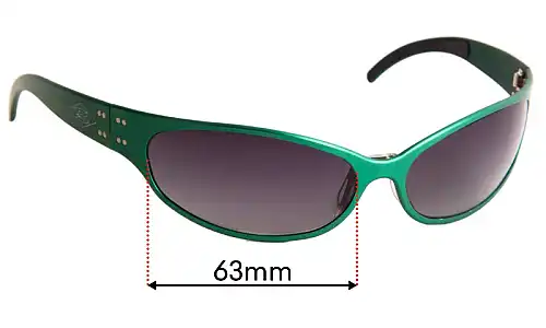 Sunglass Fix Replacement Lenses for Gatorz Gator - 63mm Wide Sunglass Fix Replacement Lenses for Gatorz Gator - 63mm Wide