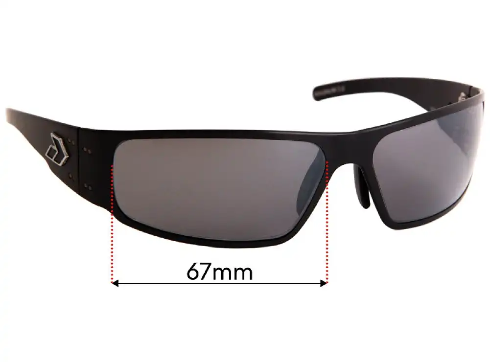 Sunglass Fix Replacement Lenses for Gatorz Magnum 2.0 - 67mm Wide Sunglass Fix Replacement Lenses for Gatorz Magnum 2.0 - 67mm Wide