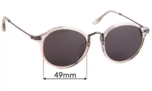 Sunglass Fix Replacement Lenses for Rixx Orbit - 49mm Wide Sunglass Fix Replacement Lenses for Rixx Orbit - 49mm Wide