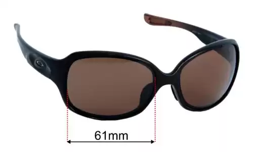 Sunglass Fix Replacement Lenses for Oakley Drizzle OO9159 - 61mm Wide Oakley Drizzle OO9159 Replacement Lenses 61mm wide