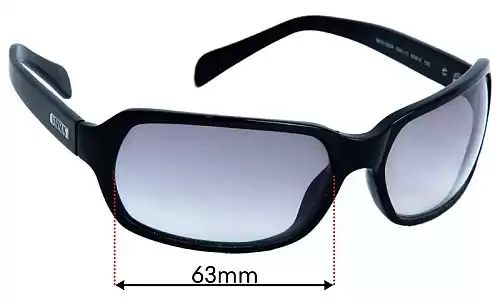 Sunglass Fix Replacement Lenses for Versus MOD-6024 - 63mm Wide Versus MOD-6024 Replacement Lenses 63mm wide