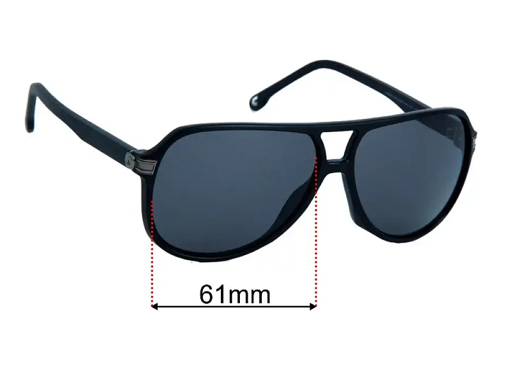 Sunglass Fix Replacement Lenses for Carrera 1045/S - 61mm Wide Sunglass Fix Replacement Lenses for Carrera 1045/S - 61mm Wide