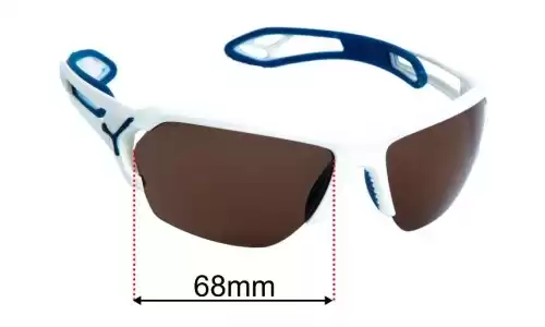 Sunglass Fix Replacement Lenses for Cebe S Track - 68mm Wide Cebe S Track Replacement Lenses 68mm wide