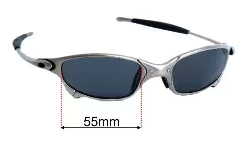 Sunglass Fix Replacement Lenses for Oakley X Metal Juliet - 55mm Wide Oakley X Metal Juliet Replacement Lenses 55mm wide