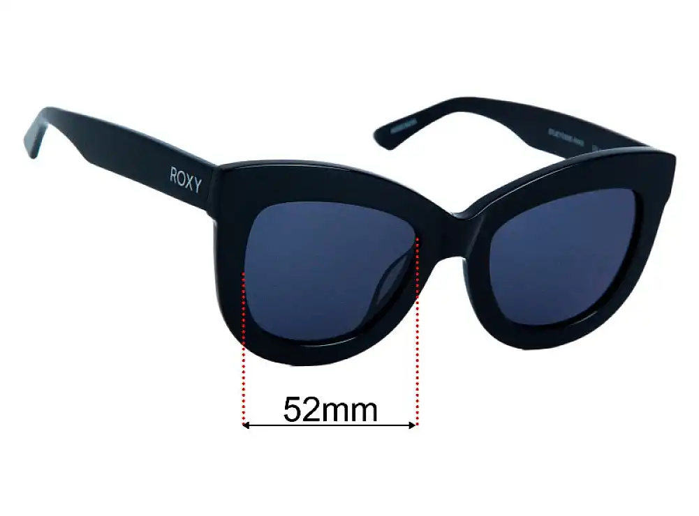 Sunglass Fix Replacement Lenses for Roxy Madcat - 52mm Wide Sunglass Fix Replacement Lenses for Roxy Madcat - 52mm Wide