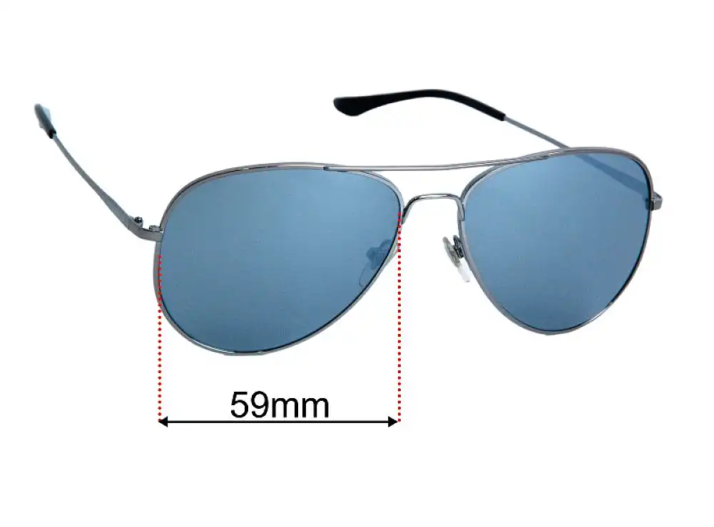 Sunglass Fix Replacement Lenses for Sunglass Hut HU 1001 - 59mm Wide Sunglass Fix Replacement Lenses for Sunglass Hut HU 1001 - 59mm Wide