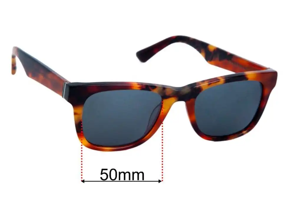 Sunglass Fix Replacement Lenses for Von Zipper Faraway - 50mm Wide Sunglass Fix Replacement Lenses for Von Zipper Faraway - 50mm Wide