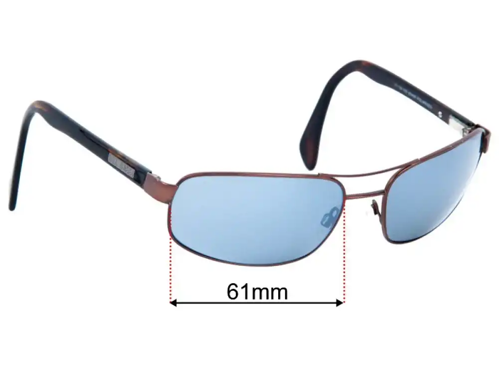 Sunglass Fix Replacement Lenses for Bill Bass Bondi - 61mm Wide Sunglass Fix Replacement Lenses for Bill Bass Bondi - 61mm Wide
