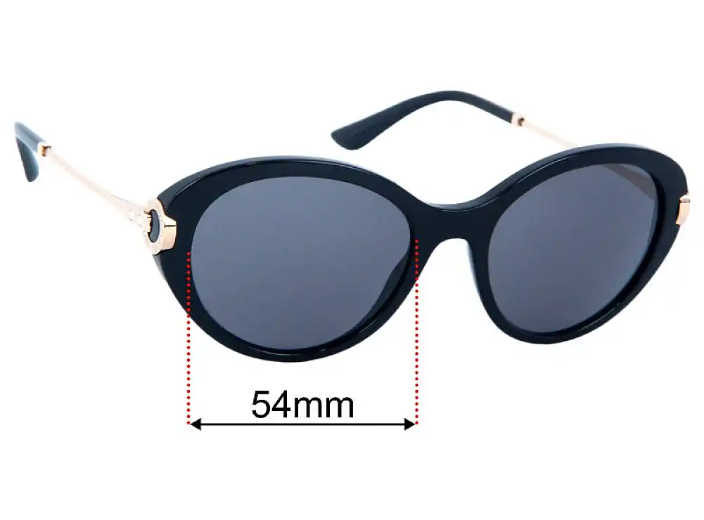 Sunglass Fix Replacement Lenses for Bvlgari 8216-B - 54mm Wide Sunglass Fix Replacement Lenses for Bvlgari 8216-B - 54mm Wide
