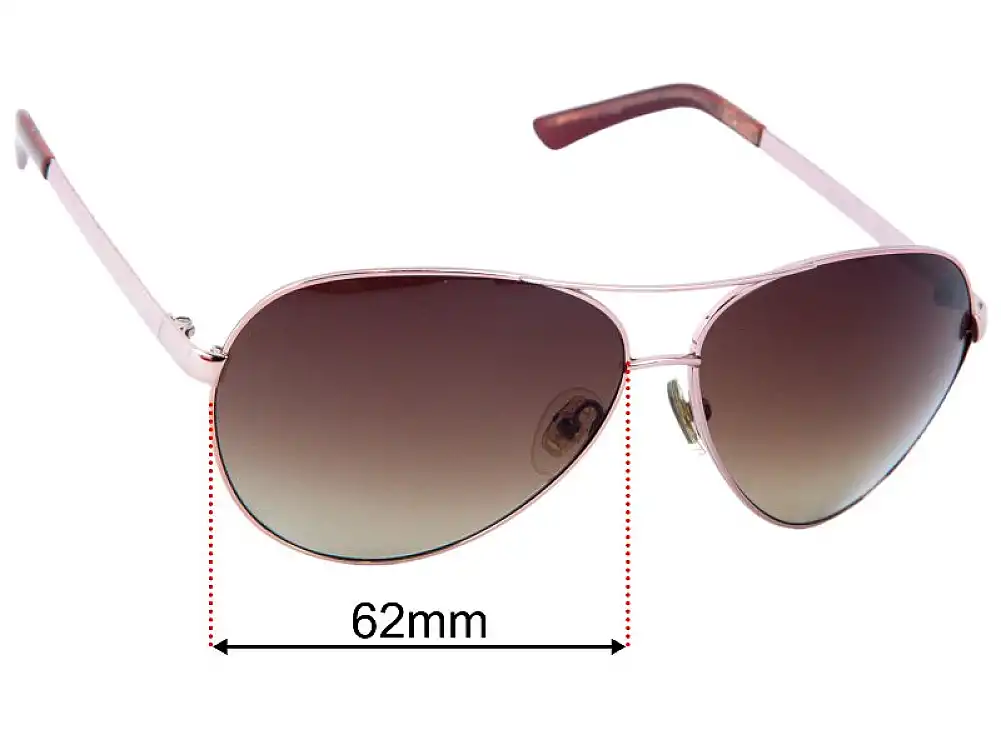 Sunglass Fix Replacement Lenses for Guess GU7195 - 62mm Wide Sunglass Fix Replacement Lenses for Guess GU7195 - 62mm Wide