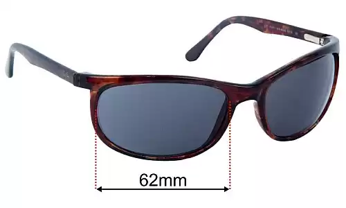 Sunglass Fix Replacement Lenses for Maui Jim MJ168 Typhoon - 62mm Wide Maui Jim MJ168 Typhoon Replacement Lenses 62mm wide
