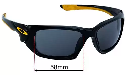 Sunglass Fix Replacement Lenses for Oakley Scalpel OO9095 (Asian Fit) - 58mm Wide Oakley Scalpel OO9095 (Asian Fit) Replacement Lenses 58mm wide