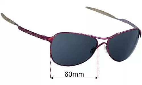 Sunglass Fix Replacement Lenses for Oakley Warden - 60mm Wide Oakley Warden Replacement Lenses 60mm wide