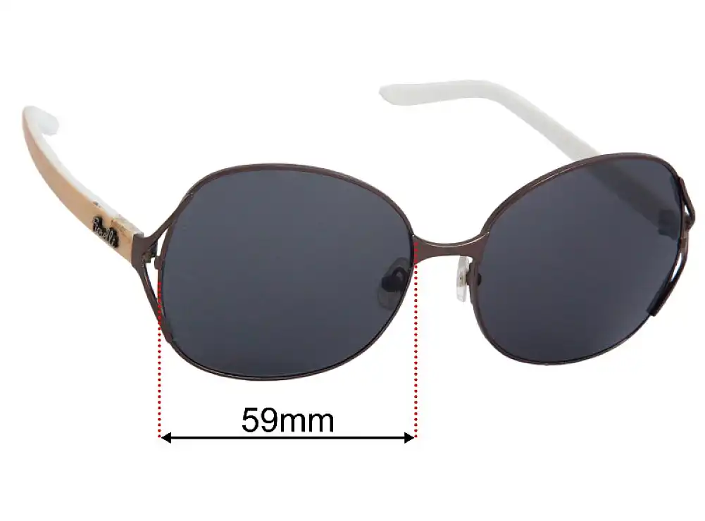Sunglass Fix Replacement Lenses for Fiorelli Unknown Model - 59mm Wide Sunglass Fix Replacement Lenses for Fiorelli Unknown Model - 59mm Wide