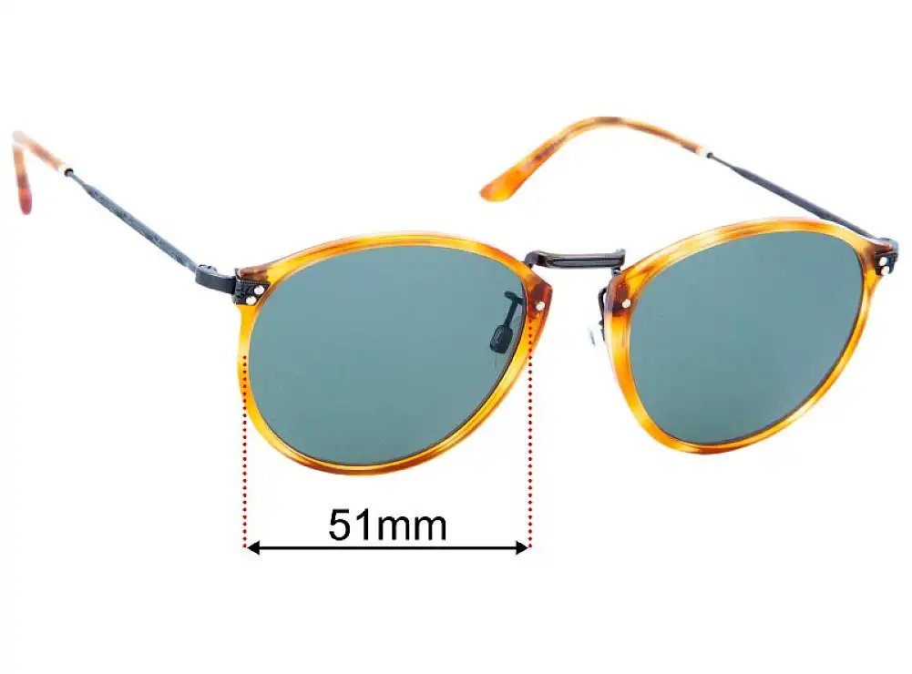 Sunglass Fix Replacement Lenses for Giorgio Armani AR 318M - 51mm Wide Sunglass Fix Replacement Lenses for Giorgio Armani AR 318M - 51mm Wide