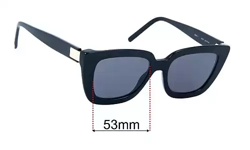 Sunglass Fix Replacement Lenses for Hugo Boss 1154/S - 53mm Wide Hugo Boss 1154/S Replacement Lenses 53mm wide