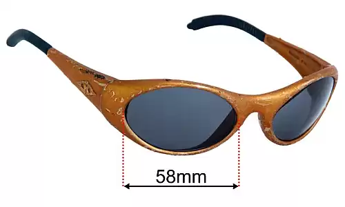 Sunglass Fix Replacement Lenses for Killer Loop W2505 Northside - 58mm Wide Killer Loop W2505 Northside Replacement Lenses 58mm wide
